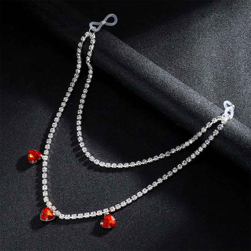 BDSM Silver Nipple Chain & G-String Set