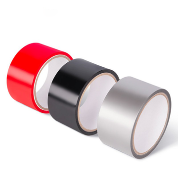 BDSM Static Tape Black/Red/Silver