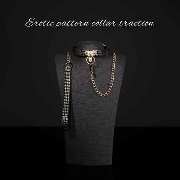 Erotic Pattern Collar Traction