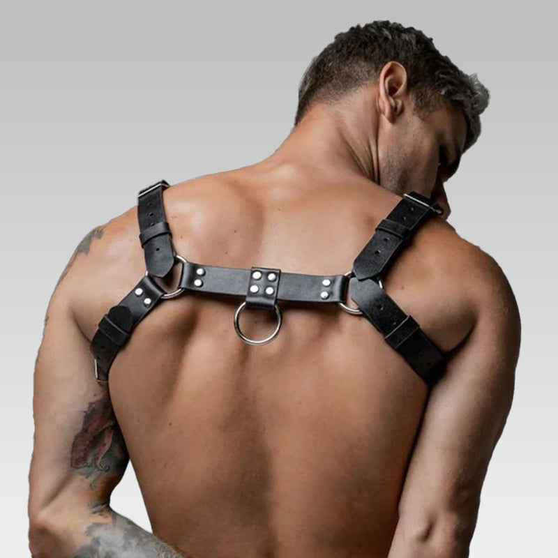 Men’s Faux Leather Body Harness