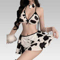 Moo Moo Maid Cow Print Lingerie Cosplay Set