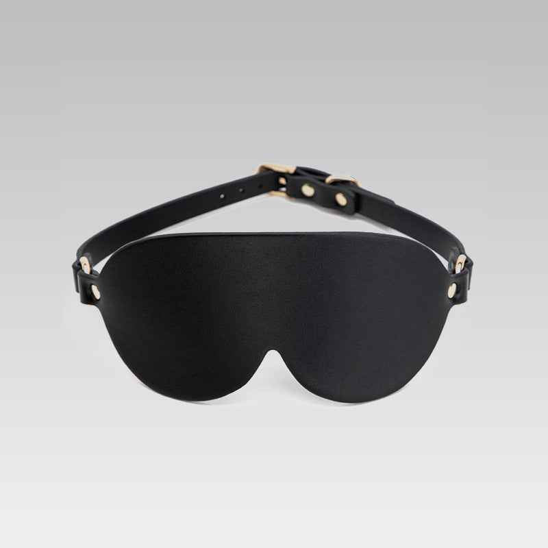 BDSM Black Pu Blindfold For Adults Couples