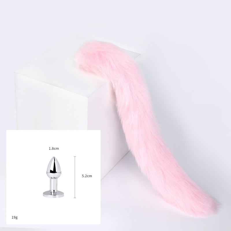 Pink Detachable Tail Butt Plug – Multiple Sizes Available