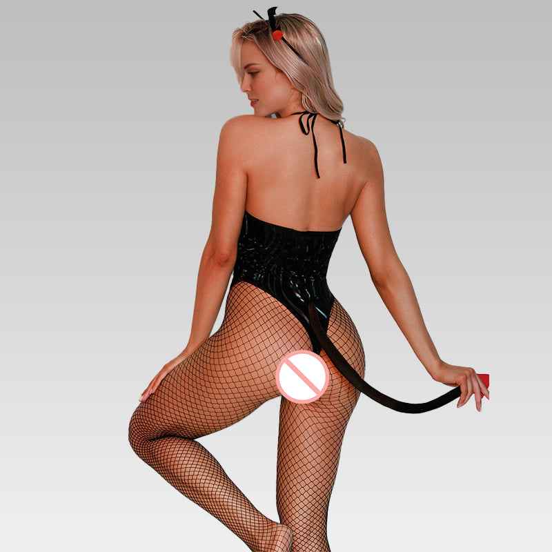 Black Devil Bodysuit Costume