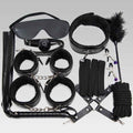 3-Piece BDSM Restraint Bondage Kit Pink/Black/Black