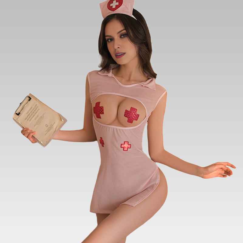 Pink Sexy Nurse Costume
