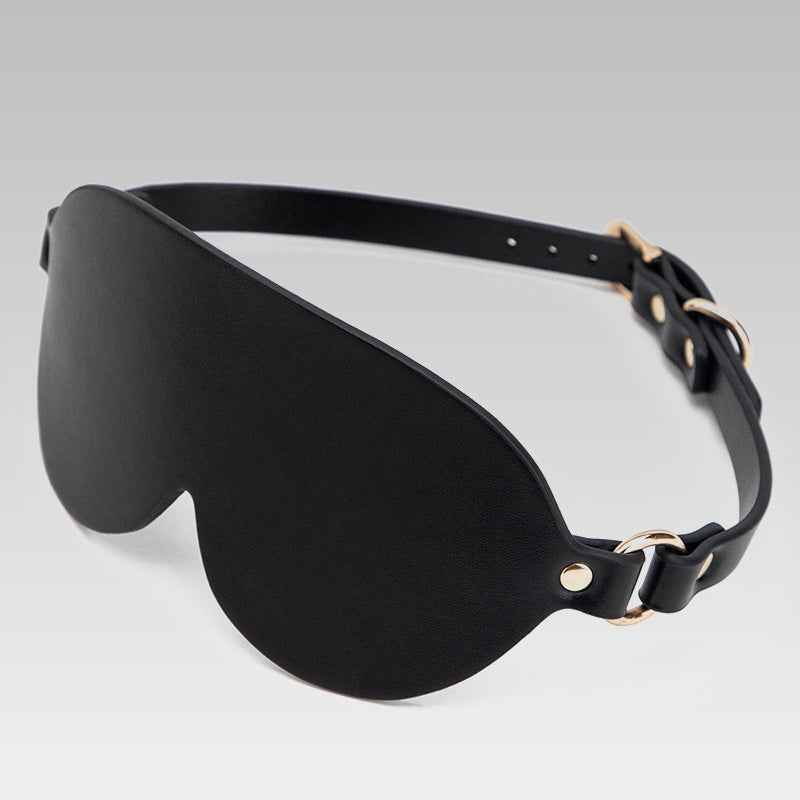 BDSM Black Pu Blindfold For Adults Couples