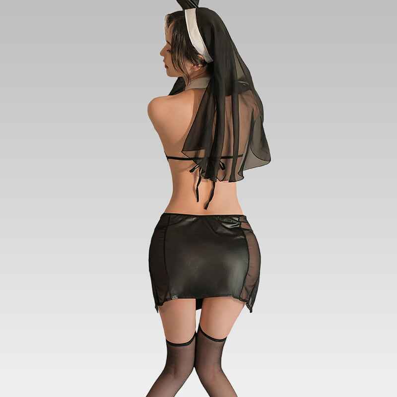 Sheer Nun Cheongsam Set