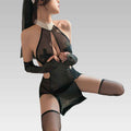Sheer Nun Cheongsam Set