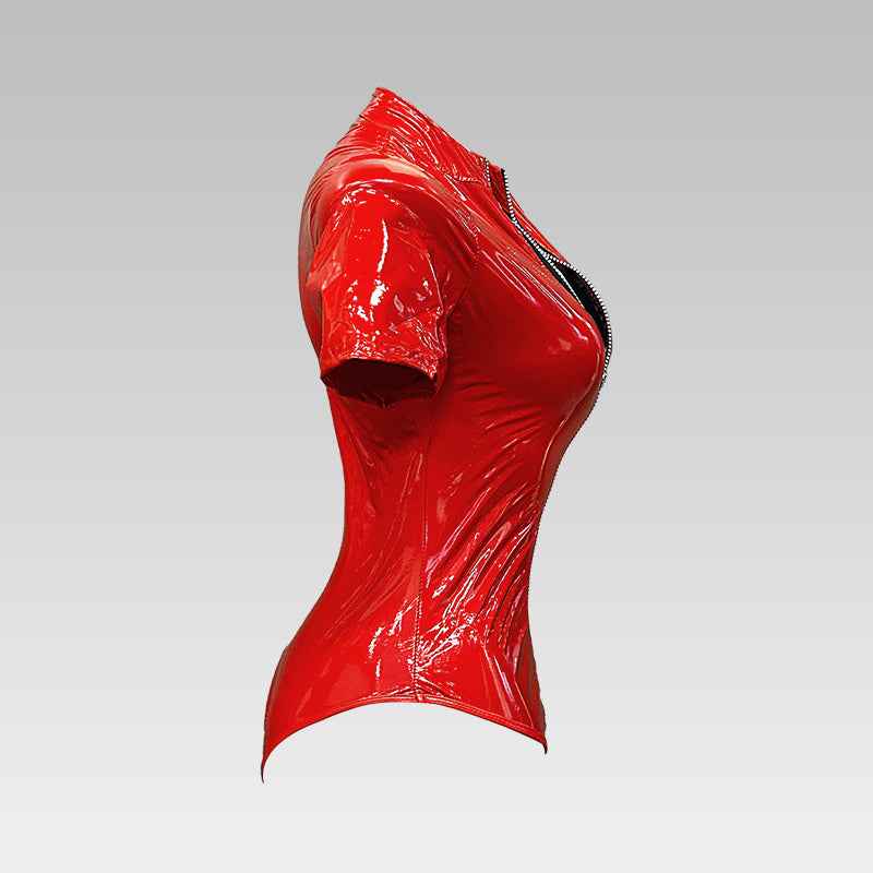 Leather Look Bunny Costume