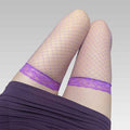 Allure Lace Top Thigh High Fishnet Stockings