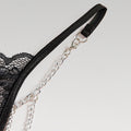black-chain-lace-thong-front-view
