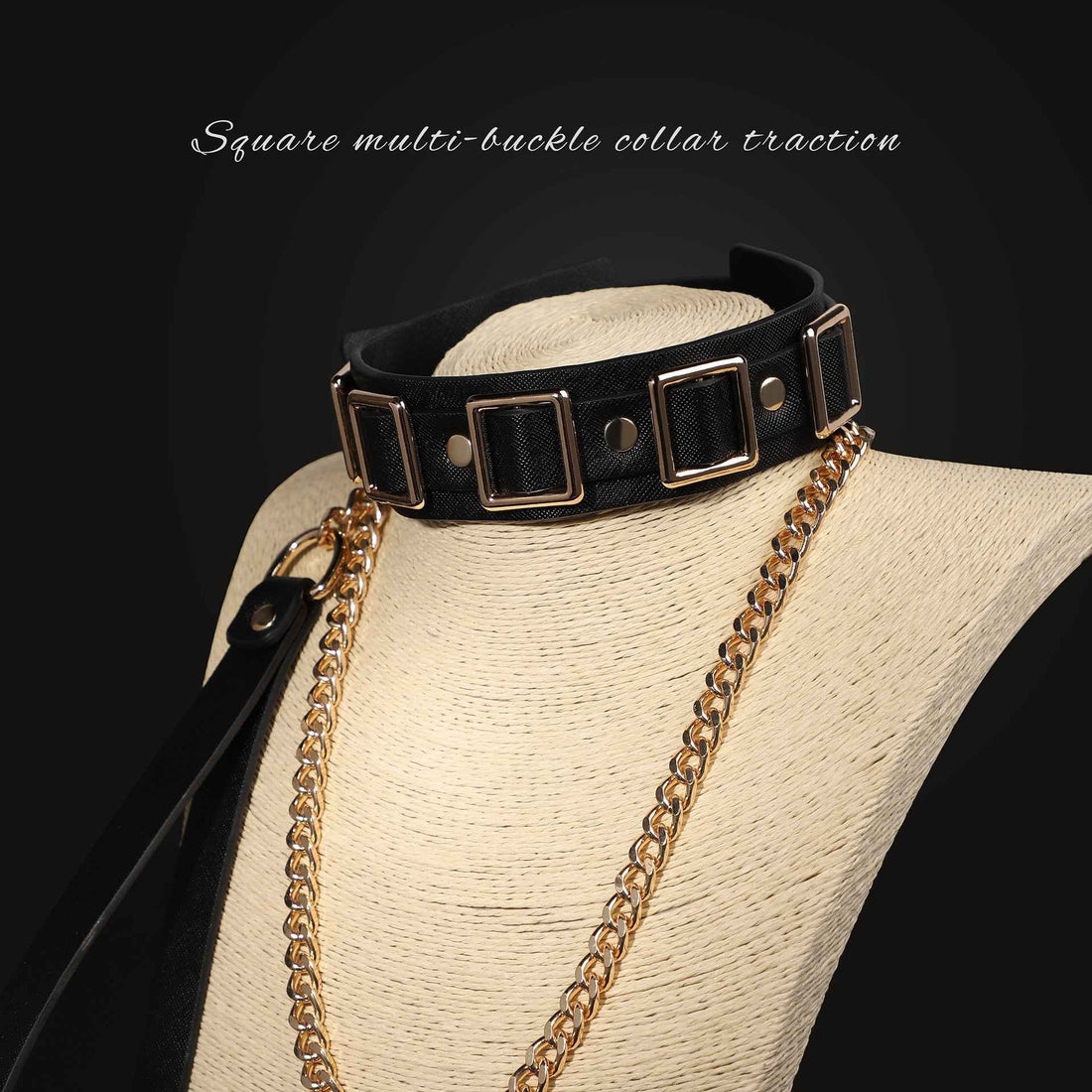 Square Multi-Buckle Collar