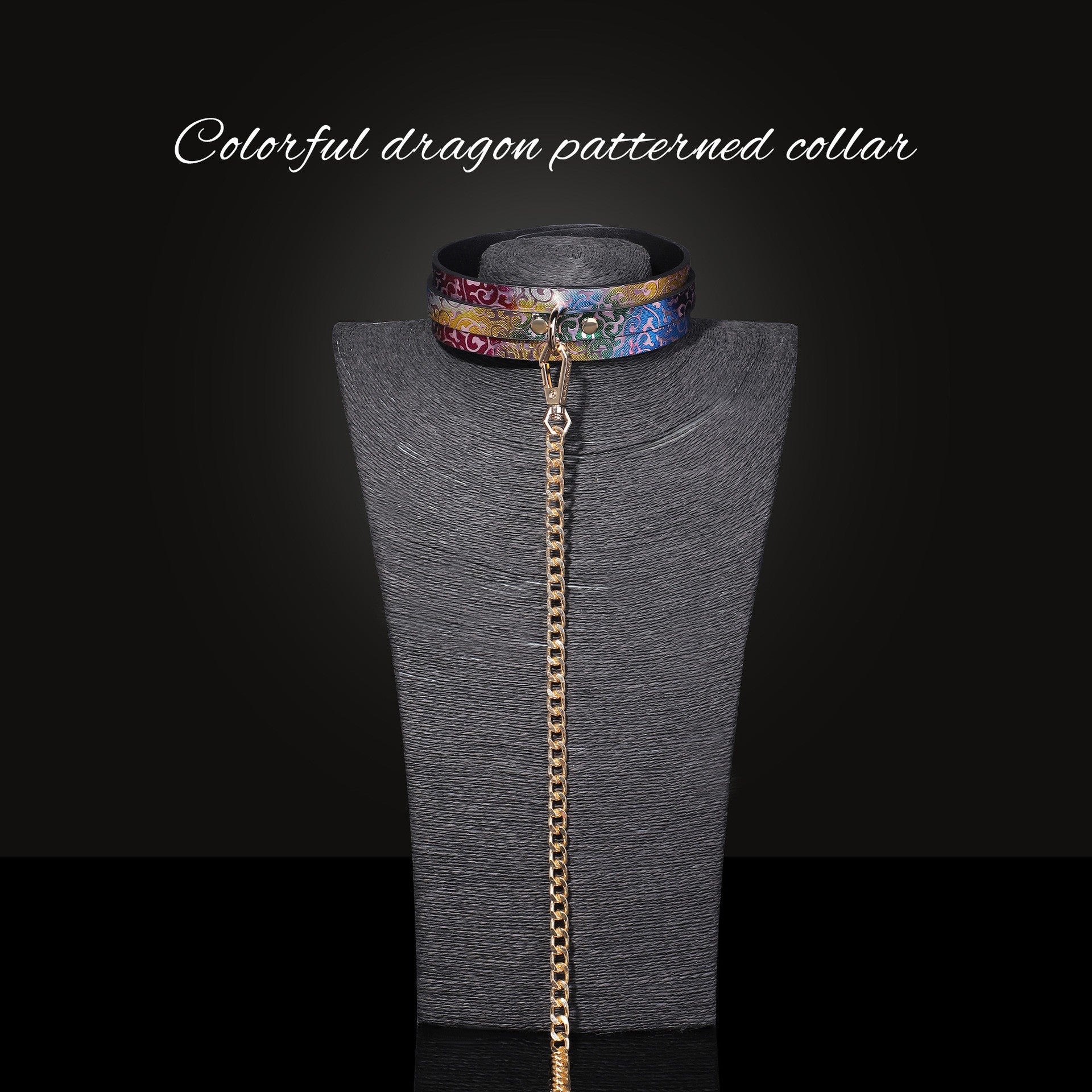Colorful Dragon Pattrened Collar