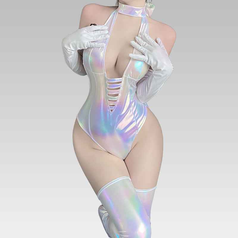 Crotchless Cat Girl Bodysuit