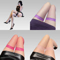 Allure Lace Top Thigh High Fishnet Stockings