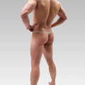 Malemodelinwhitethongbackview