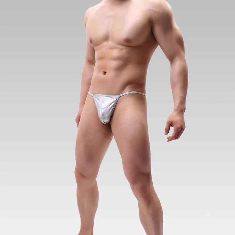 Malemodelinwhitethongfrontview