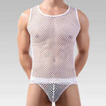 Men’s Fishnet Mesh Tank Top Sexy Lingerie