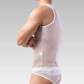 Men’s Fishnet Mesh Tank Top Sexy Lingerie