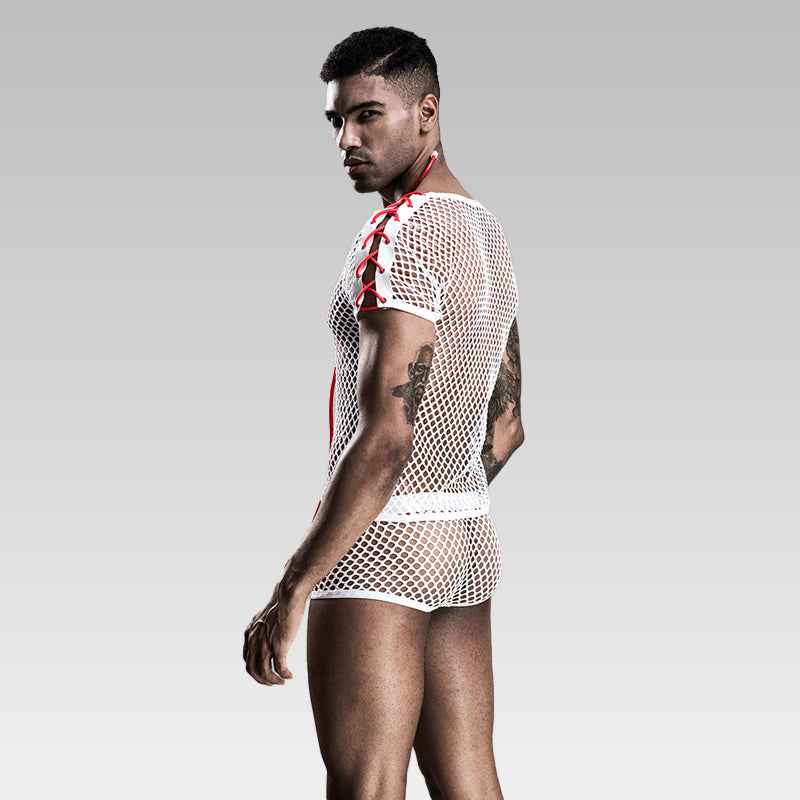 Sexy Male Nurse Costume Lingerie Set