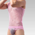 Men’s Fishnet Mesh Tank Top Sexy Lingerie
