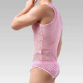 Men’s Fishnet Mesh Tank Top Sexy Lingerie