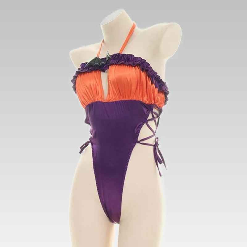 Halloween Ruffled Bodysuit