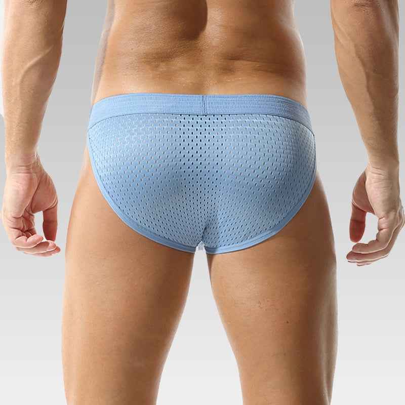 Men’s Sheer Mesh See-Through Briefs
