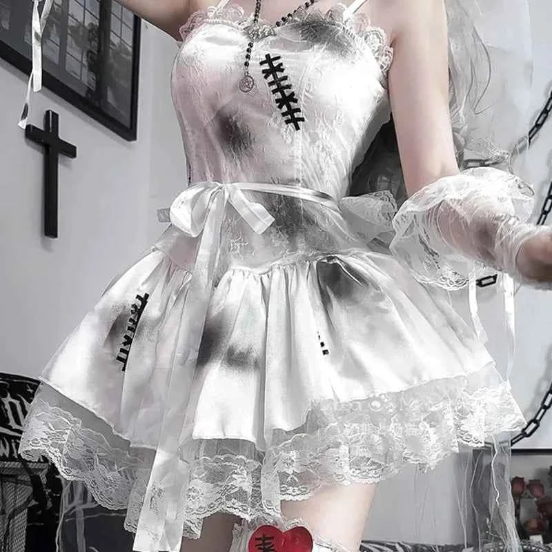 Halloween Haunted Angel Dress