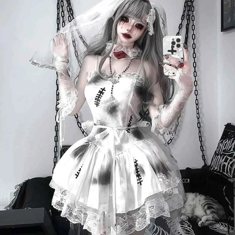 Halloween Haunted Angel Dress