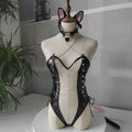 Ichigo Latex Bodysuit Cosplay Set