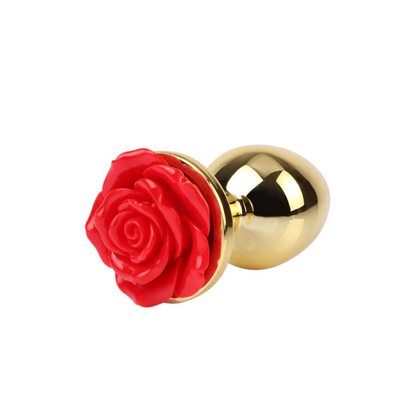 Red Rose Butt Plug