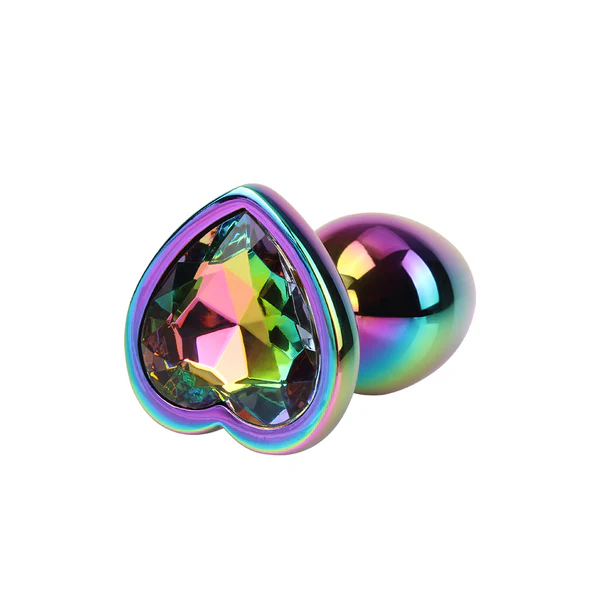 Rainbow Heart Gem Plug