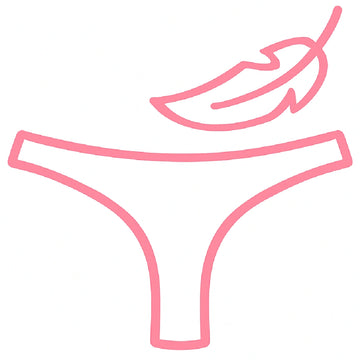 Lightweight breathable panty icon symbolizing comfort lingerie