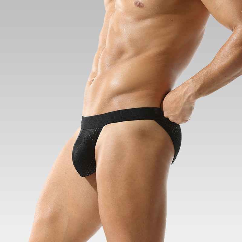 Men’s Sheer Mesh See-Through Briefs