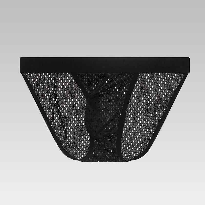 Men’s Sheer Mesh See-Through Briefs