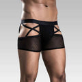 Men’s Strappy Sheer Boxer Briefs