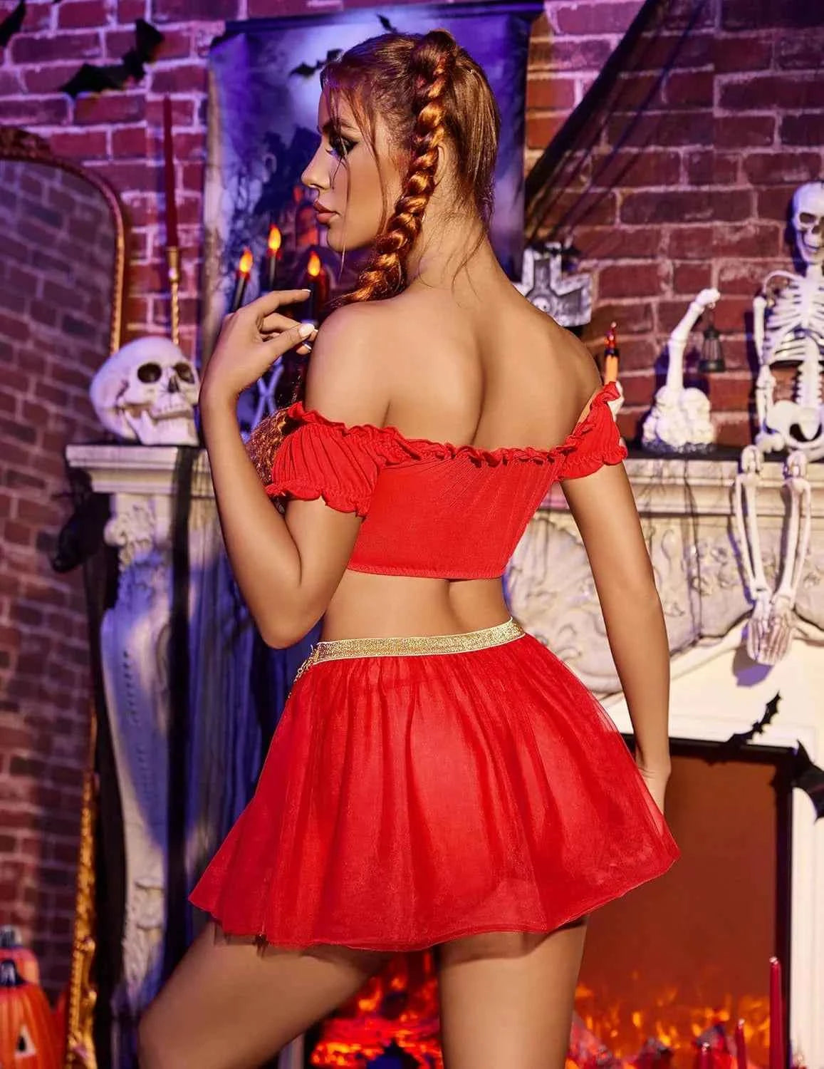 Cosplay Lingerie 3 Piece Roleplay Costumes